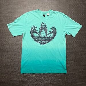 Adidas Men’s Medium Trefoil Ombre Logo T-Shirt Rebel Soles SAMPLE Pre-owned